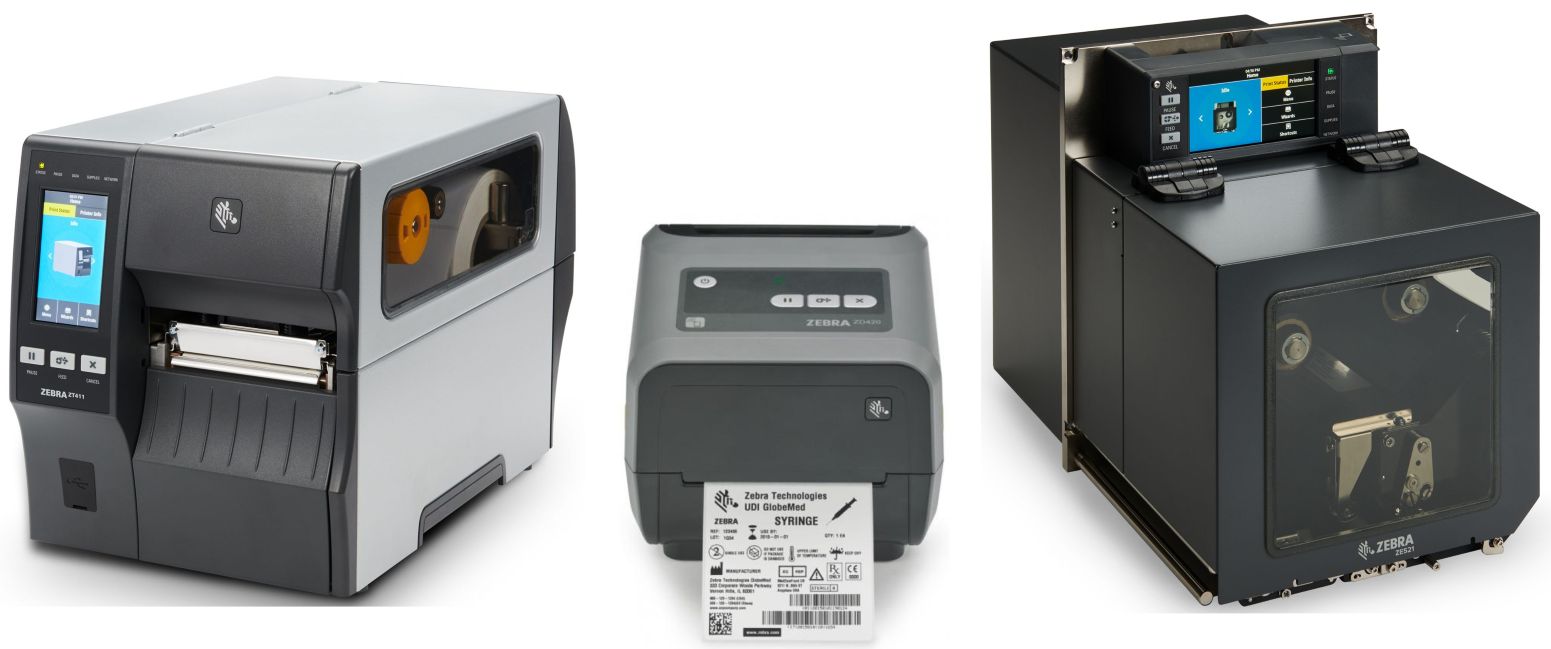 Zebra Etikettendrucker Sortiment