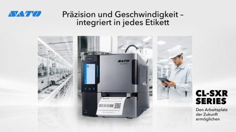 SATO CL4-SXR und CL6-SXR für Industrie & Fertigung