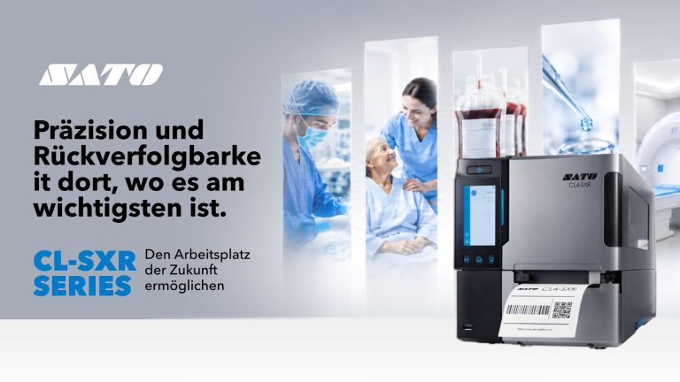 SATO CL-SXR in Gesundheitswesen und Pharmaindustrie